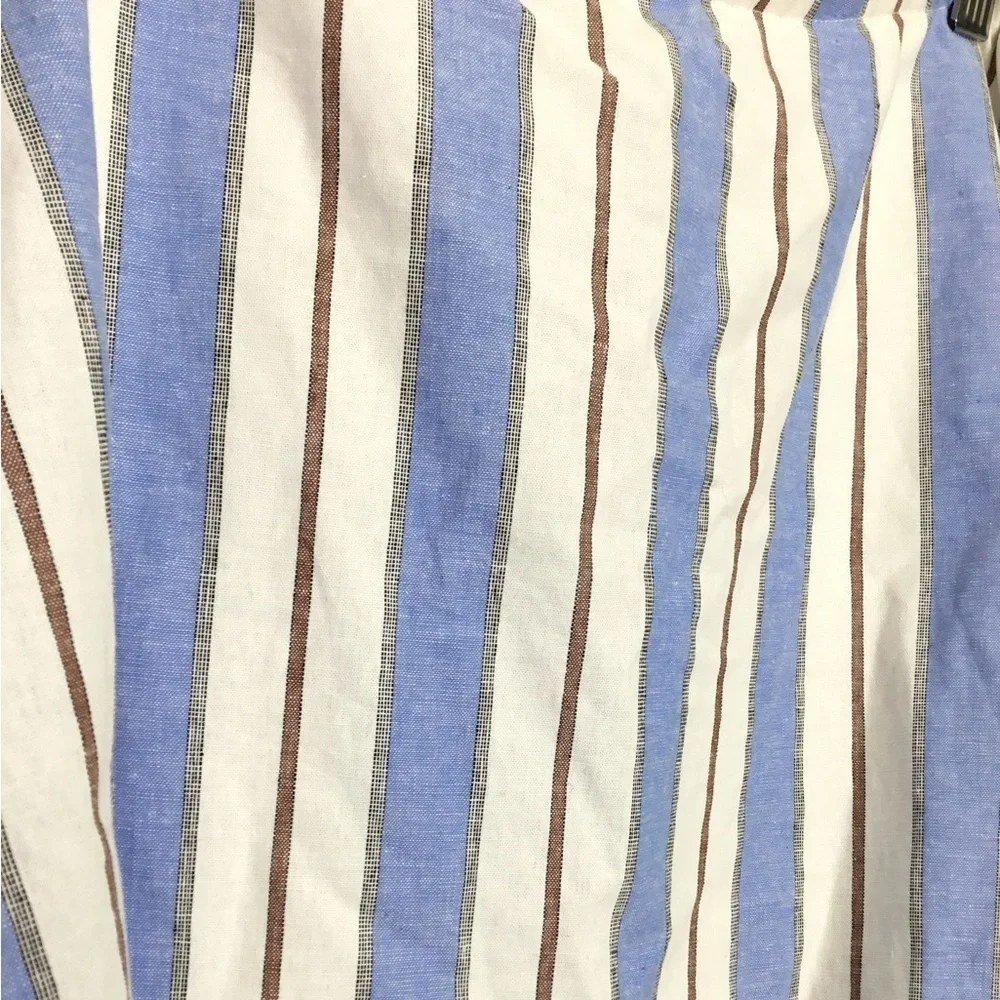 NWT WAYF Striped Linen Skirt